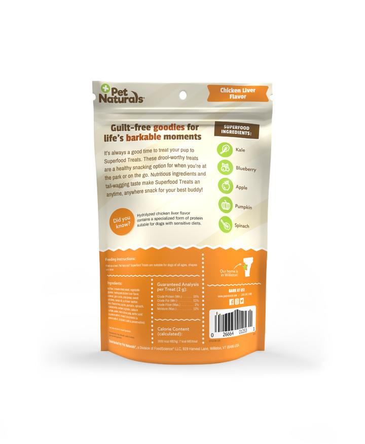 Pet Naturals® Superfood Treats - Chicken Liver Flavor (210g)