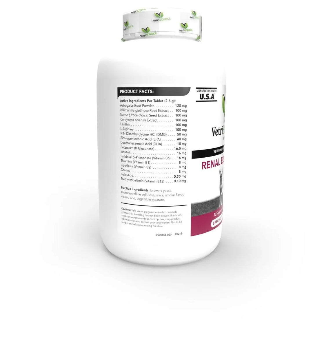 VetriScience® - Renal Essentials Kidney Supplement for Dogs (60 Chewable Tablets)