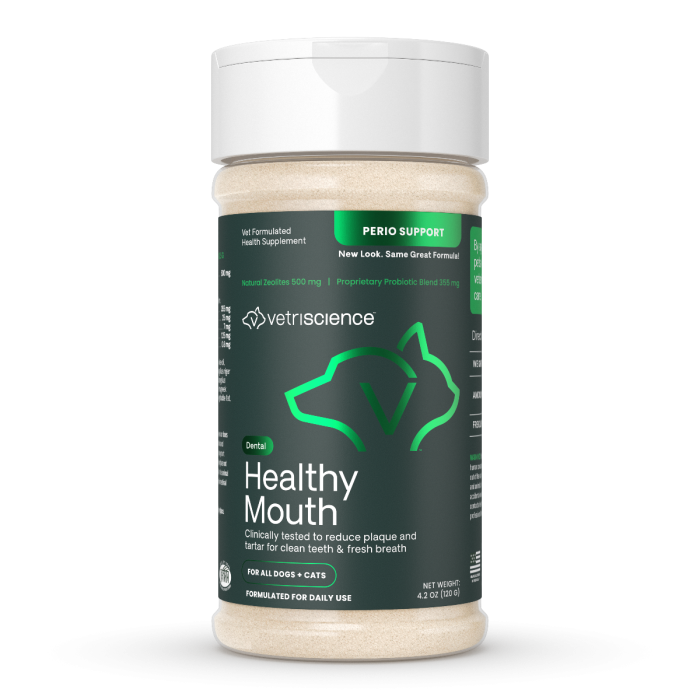 VetriScience® - Healthy Mouth Dental Powder for Dogs & Cats (120g) (previously known as Perio Support)