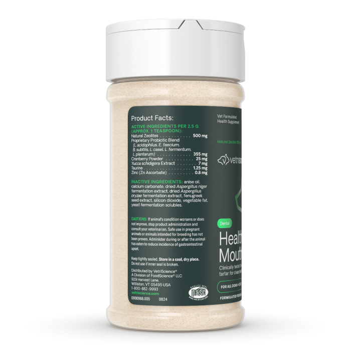 VetriScience® - Healthy Mouth Dental Powder for Dogs & Cats (120g) (previously known as Perio Support)