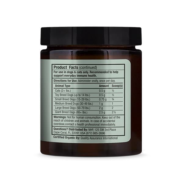 Dr. Mercola | Bark & Whiskers™ Organic Fermented Mushroom Blend for Cats & Dogs (60g)