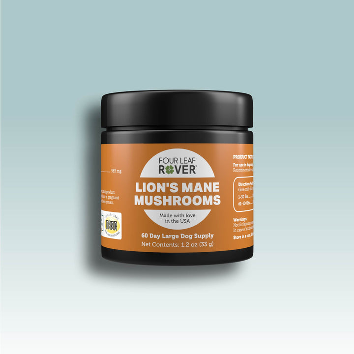 Four Leaf Rover Lion's Mane Mushrooms - Organic Mushroom Extract
