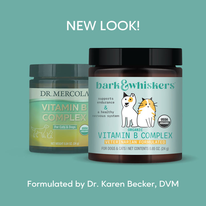 Dr. Mercola | Bark & Whiskers™ Organic Vitamin B Complex for Dogs & Cats (24g)