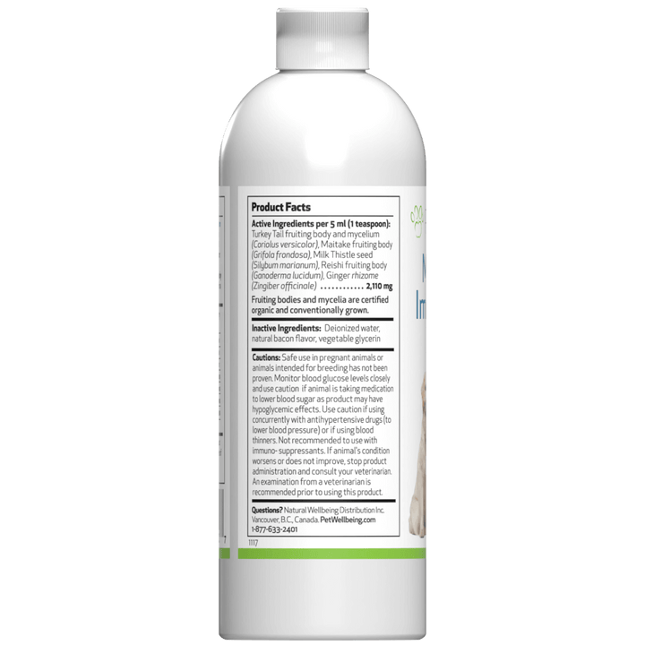 Pet Wellbeing - Mushroom Immune Gold - Holistic Cancer Support (8fl oz / 236ml)