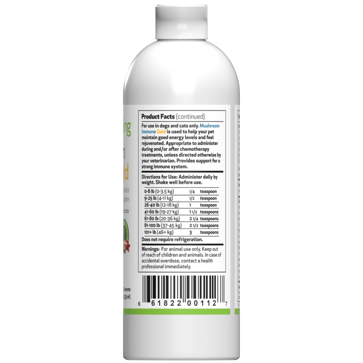 Pet Wellbeing - Mushroom Immune Gold - Holistic Cancer Support (8fl oz / 236ml)