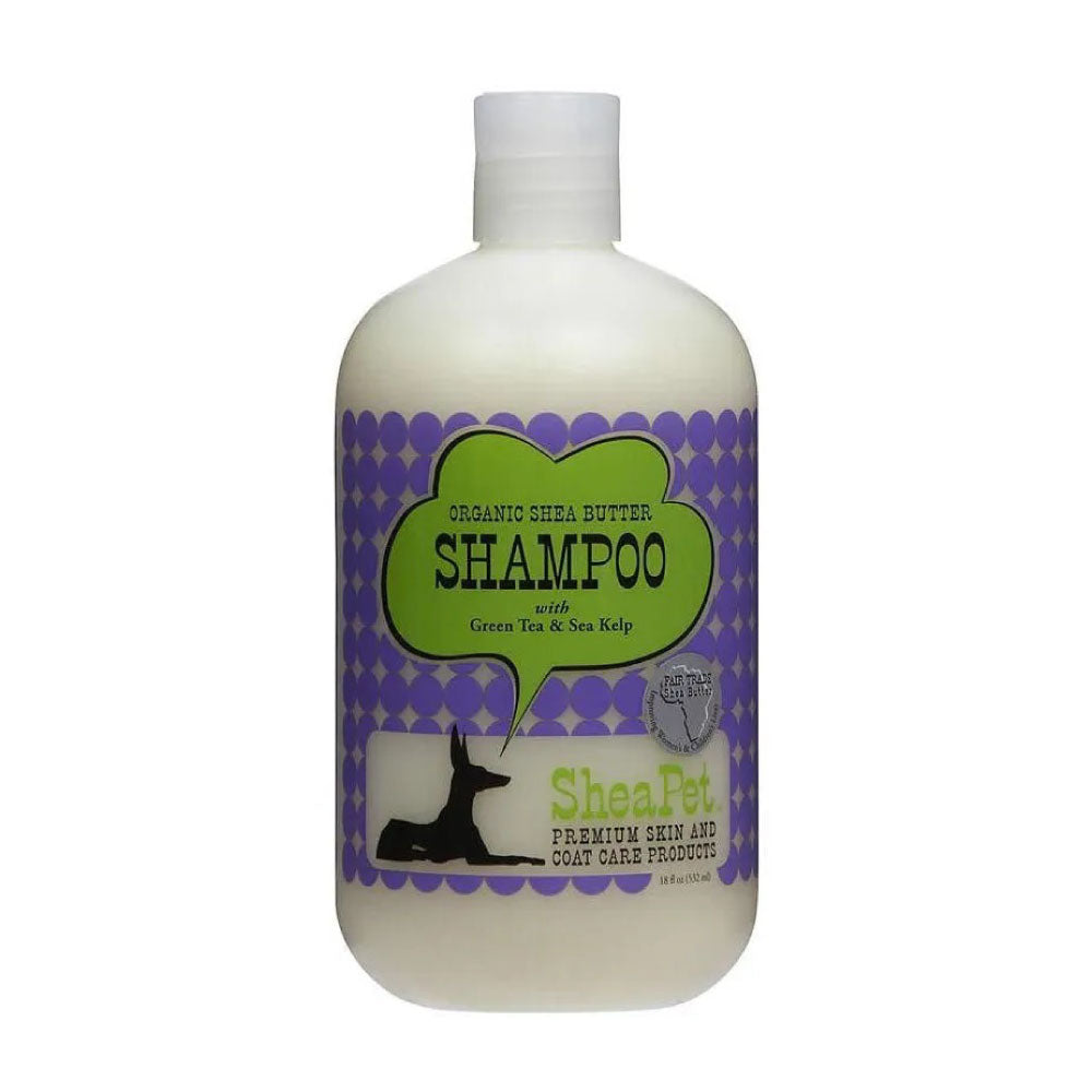 Shea Pet Shea Butter Dog Shampoo with Green Tea & Sea Kelp (18 oz / 532 ml)