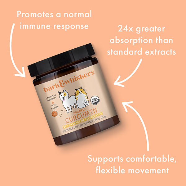 Dr. Mercola | Bark & Whiskers™ Organic Curcumin for Dogs & Cats (75g)