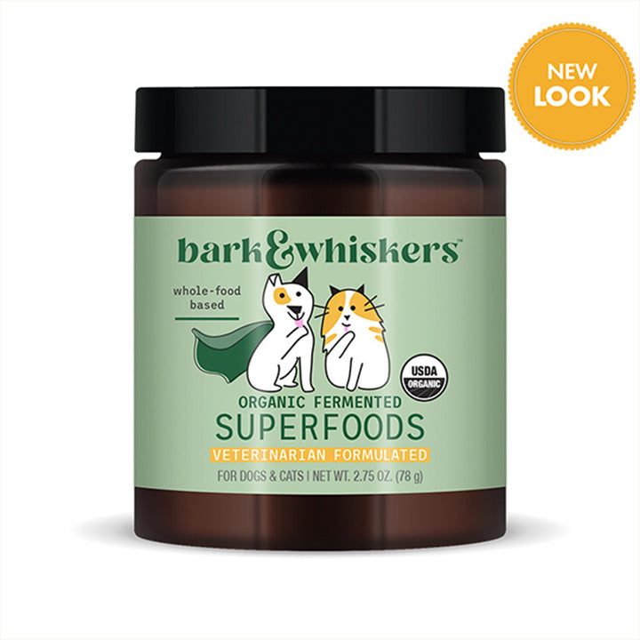 Dr. Mercola, Bark & Whiskers Organic Fermented Superfoods for Dogs and Cats (78g)