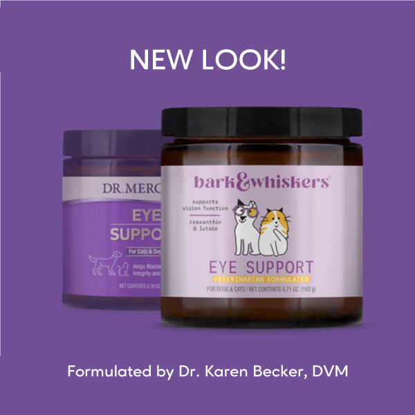 Dr. Mercola | Bark & Whiskers™ Eye Support for Pets, Cats & Dogs (162g)
