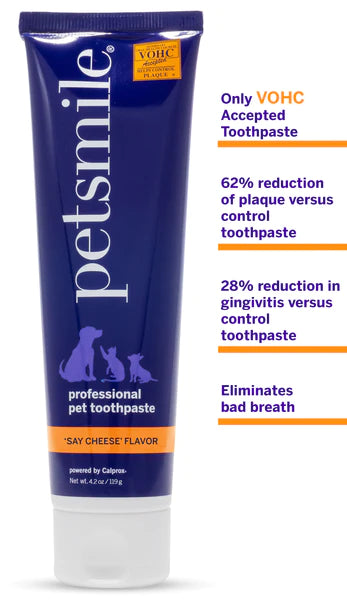 Petsmile Professional Pet Toothpaste - Cheese Flavor (4.2 oz / 119g)