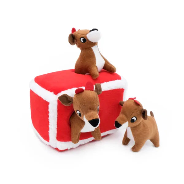 ZippyPaws Holiday Burrow® - Reindeer Pen
