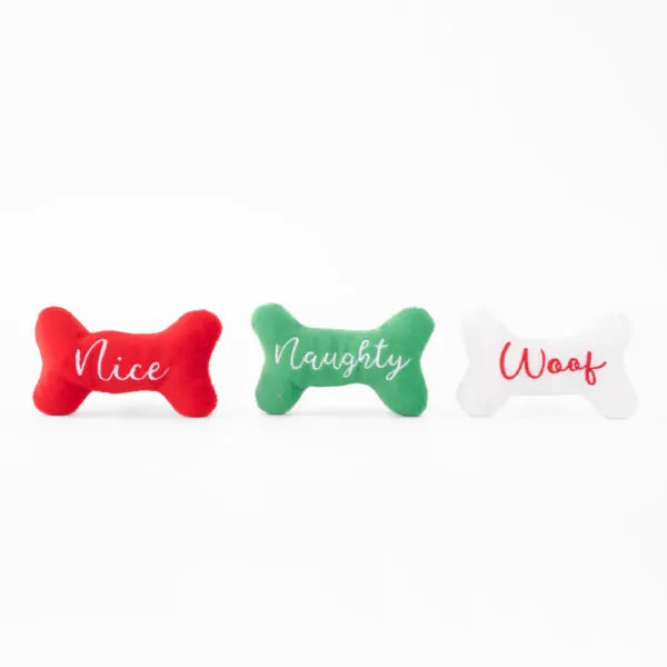 ZippyPaws Holiday Burrow® - Naughty or Nice Stocking
