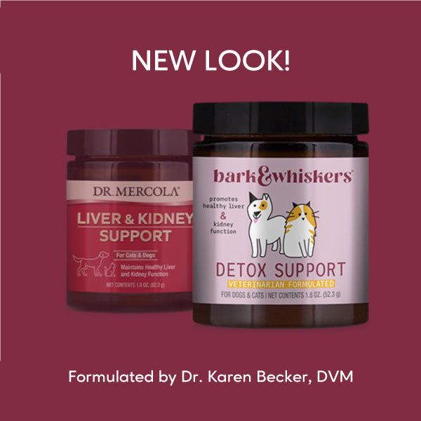 Image showcasing Dr. Mercola | Bark & Whiskers™ Detox Support Liver and Kidney Support ...