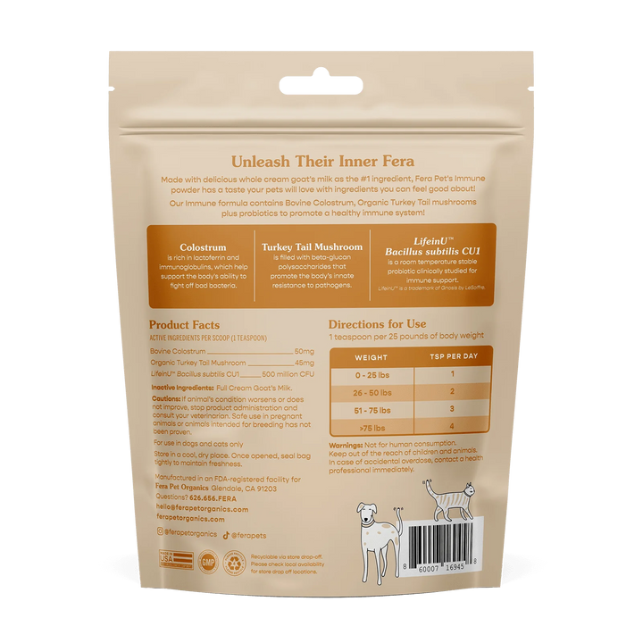 Fera Pets - Immune Goat Milk Topper (180g)
