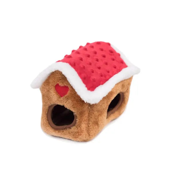 ZippyPaws Holiday Burrow® - Gingerbread House