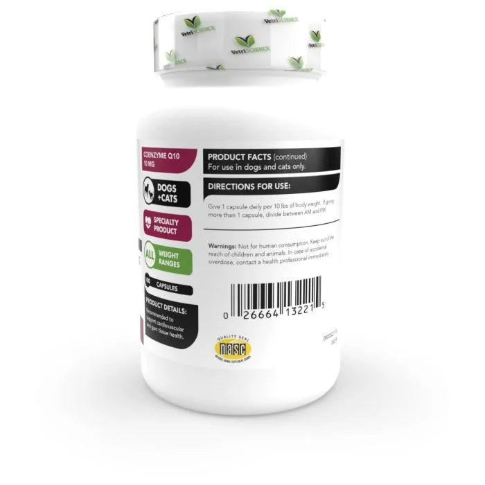 VetriScience® - Coenzyme Q10 (10mg - 100 Capsules)