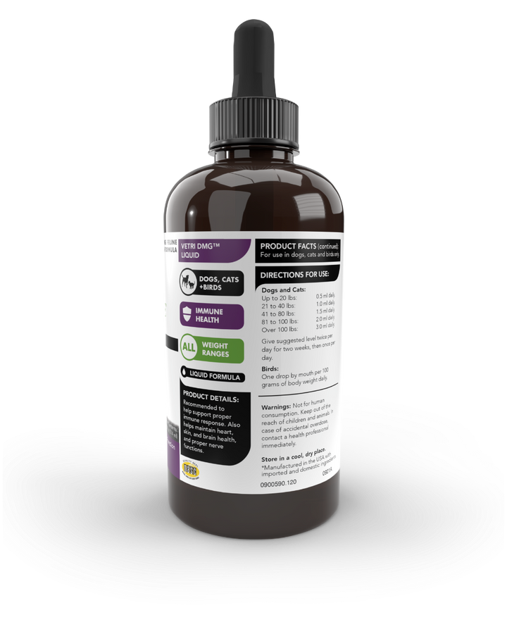 VetriScience® - Vetri DMG™ Liquid - Immune system, liver metabolism, stamina and muscle recovery support