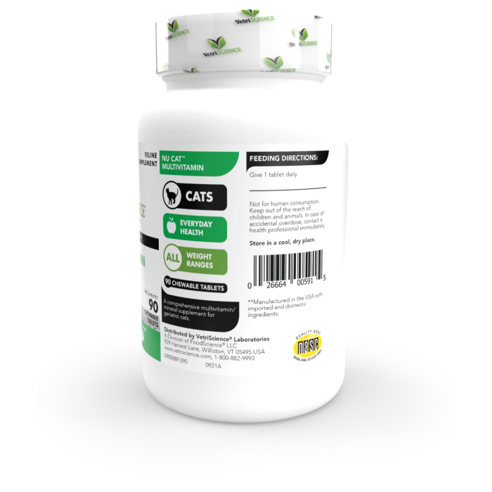 VetriScience® - Nu Cat™ Multivitamin (90 chewable tablets)