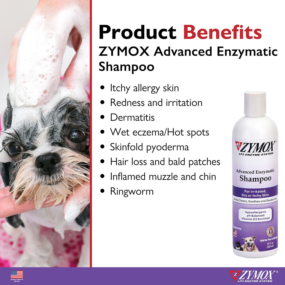 ZYMOX® Advanced Enzymatic Shampoo (12 oz - 355ml)