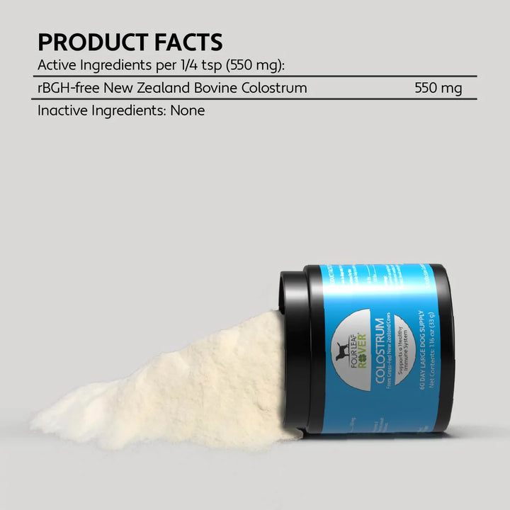 Four Leaf Rover BOVINE COLOSTRUM (33g)