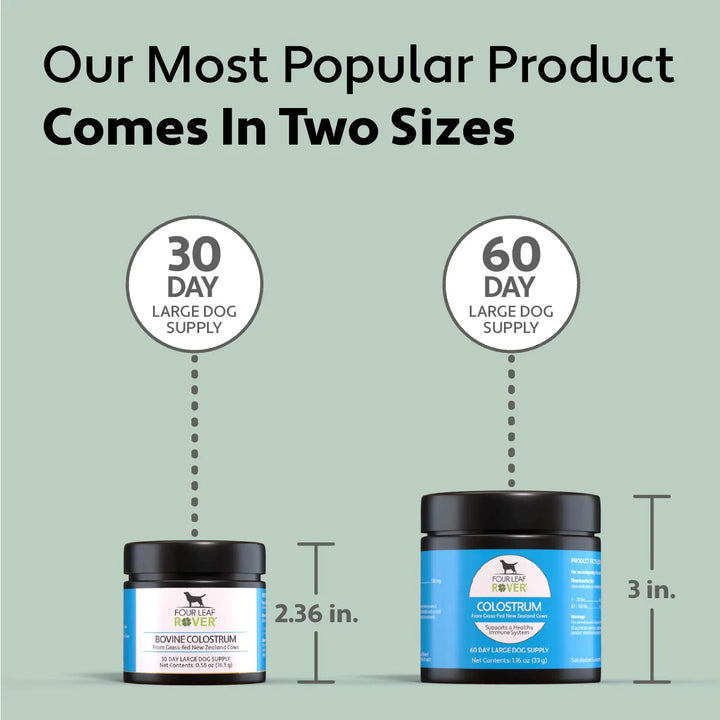 Four Leaf Rover BOVINE COLOSTRUM (33g)