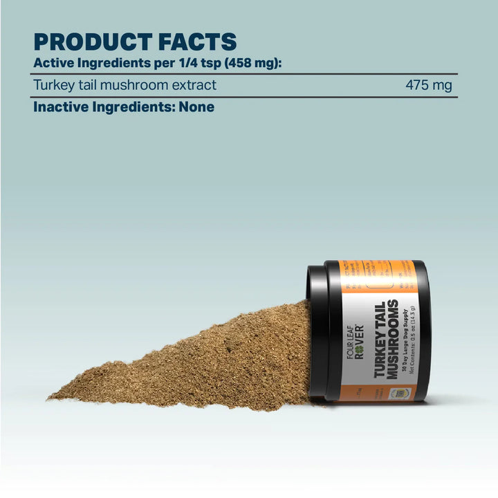 Four Leaf Rover TURKEY TAIL MUSHROOM Extract (28.5g)