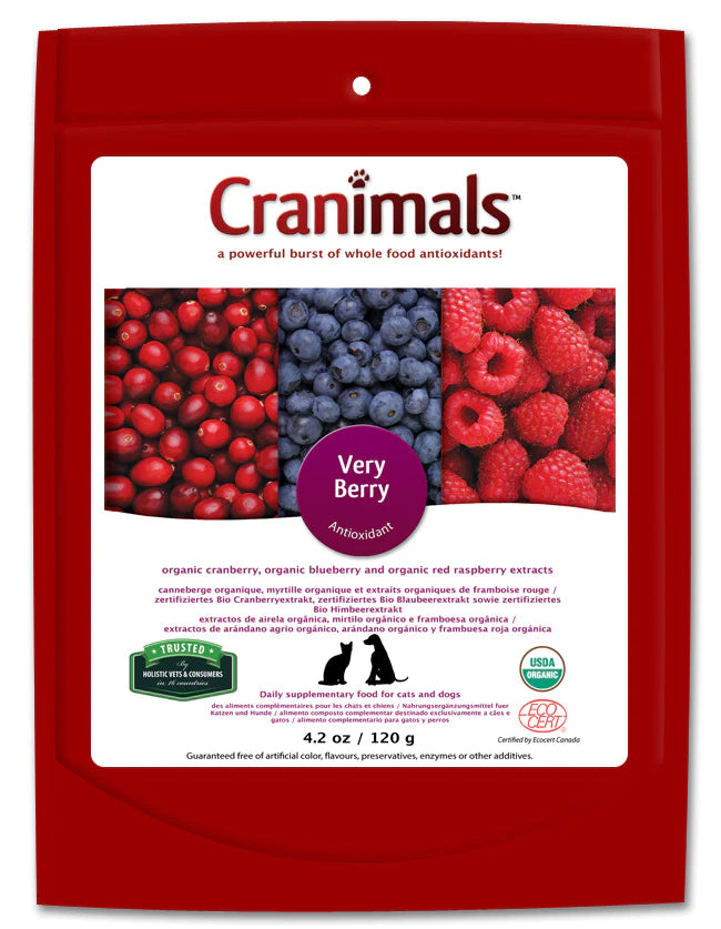 Cranimals™ Very Berry Antioxidant Pet Supplement (120g / 1.2oz)