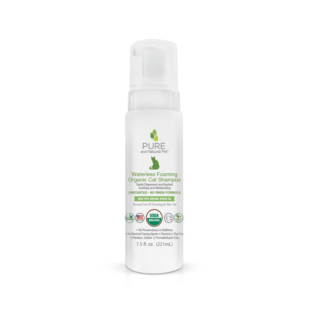 Pure and Natural Pet™ Waterless Organic Foaming Cat Shampoo