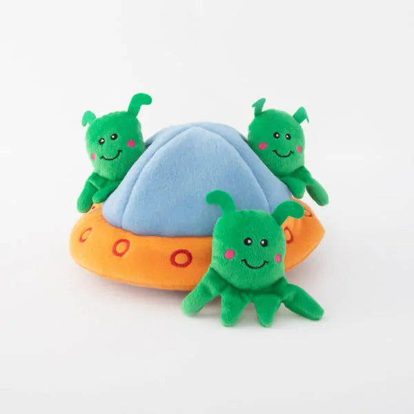 ZippyPaws Burrow™ - Aliens in UFO