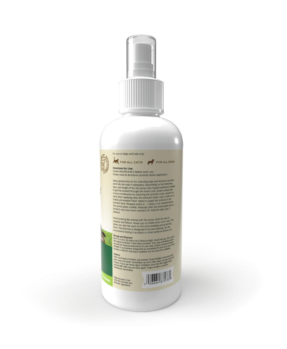 Pet Naturals® - Flea+ Spray for Cats & Dogs (8 oz / 236ml)