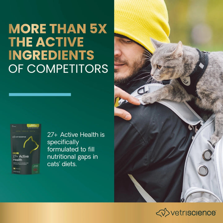 VetriScience 27+ Active Health for Cats (30 chews) - previously Nu Cat™ Multivitamin (30 chews)
