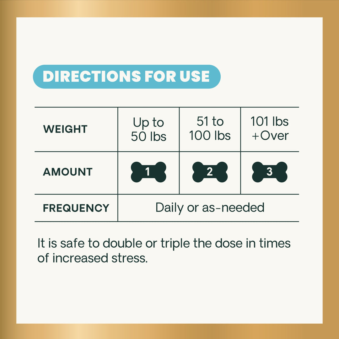 VetriScience Calm & Confident, formally Composure Calming Supplement for Dogs (45 chews, Bacon Flavor)
