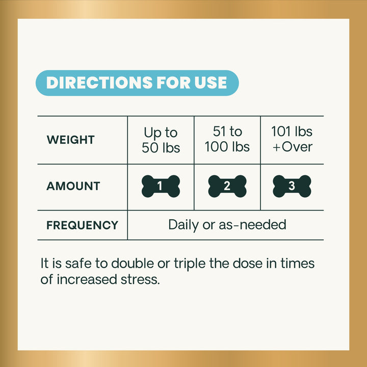 VetriScience Calm & Confident, formally Composure Calming Supplement for Dogs (45 chews, Bacon Flavor)