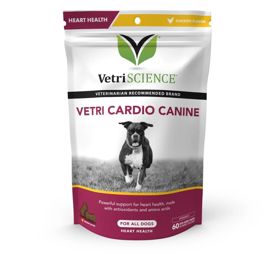 VetriScience® - Vetri Cardio Canine Heart Supplement for Dogs (60 chews)