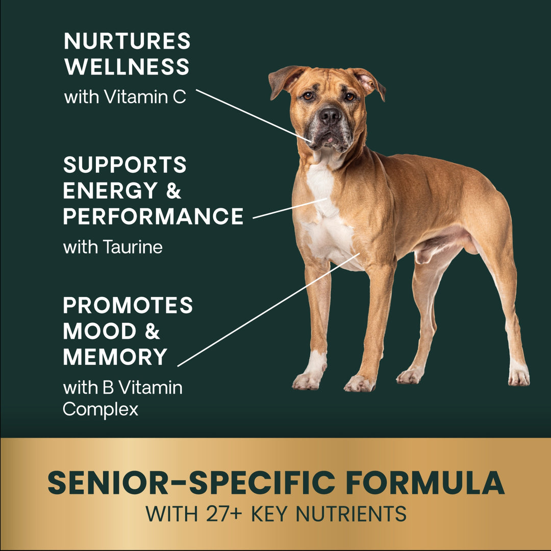 VetriScience Extra Strength Senior 27+ Active Health for Dogs (60 chews) - former known as Golden Years Energize & Thrive Multivitamin