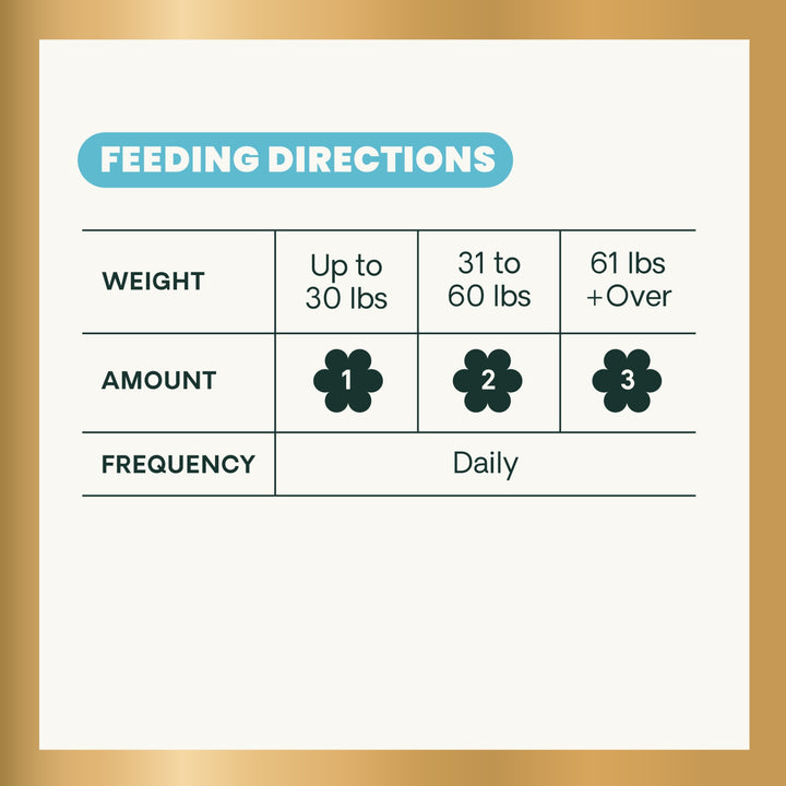 VetriScience Extra Strength Senior 27+ Active Health for Dogs (60 chews) - former known as Golden Years Energize & Thrive Multivitamin
