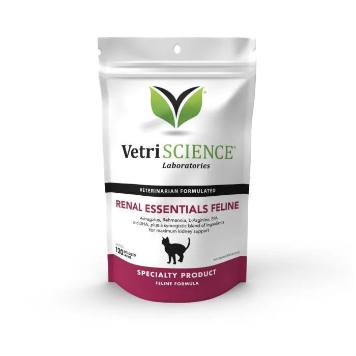 VetriScience® - Renal Essentials Kidney Supplement for Cats (120 Chews)