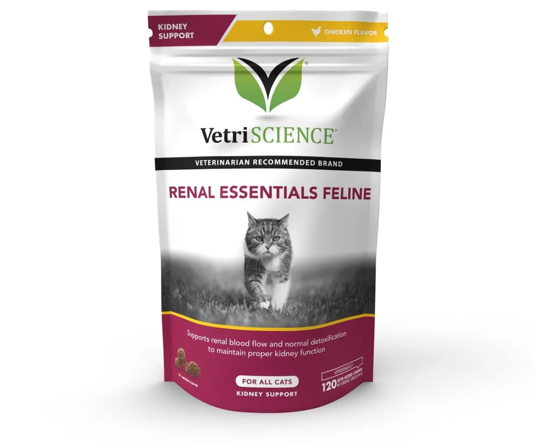 VetriScience® - Renal Essentials Kidney Supplement for Cats (120 Chews)