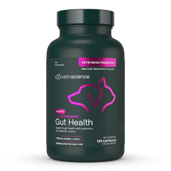 VetriScience® Extra Strength Gut Health - 120 Capsules (formerly known as Mega Probiotics)