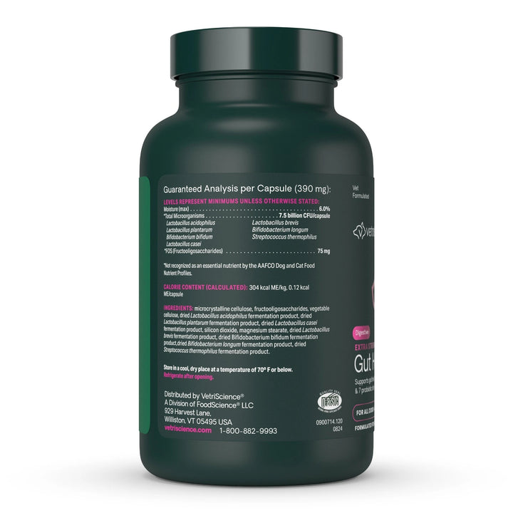 VetriScience® Extra Strength Gut Health - 120 Capsules (formerly known as Mega Probiotics)