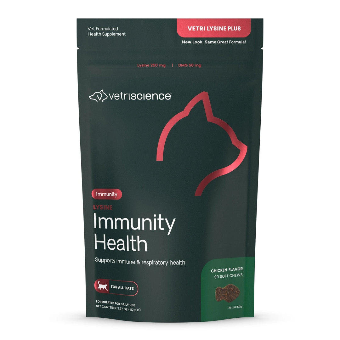 VetriScience - Lysine Immunity Health for Cats (90 chews) - supports immune and respiratory health