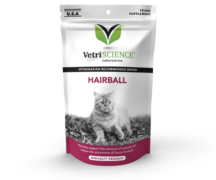 VetriScience® - Hairball Control Supplement for Cats (60 chews)