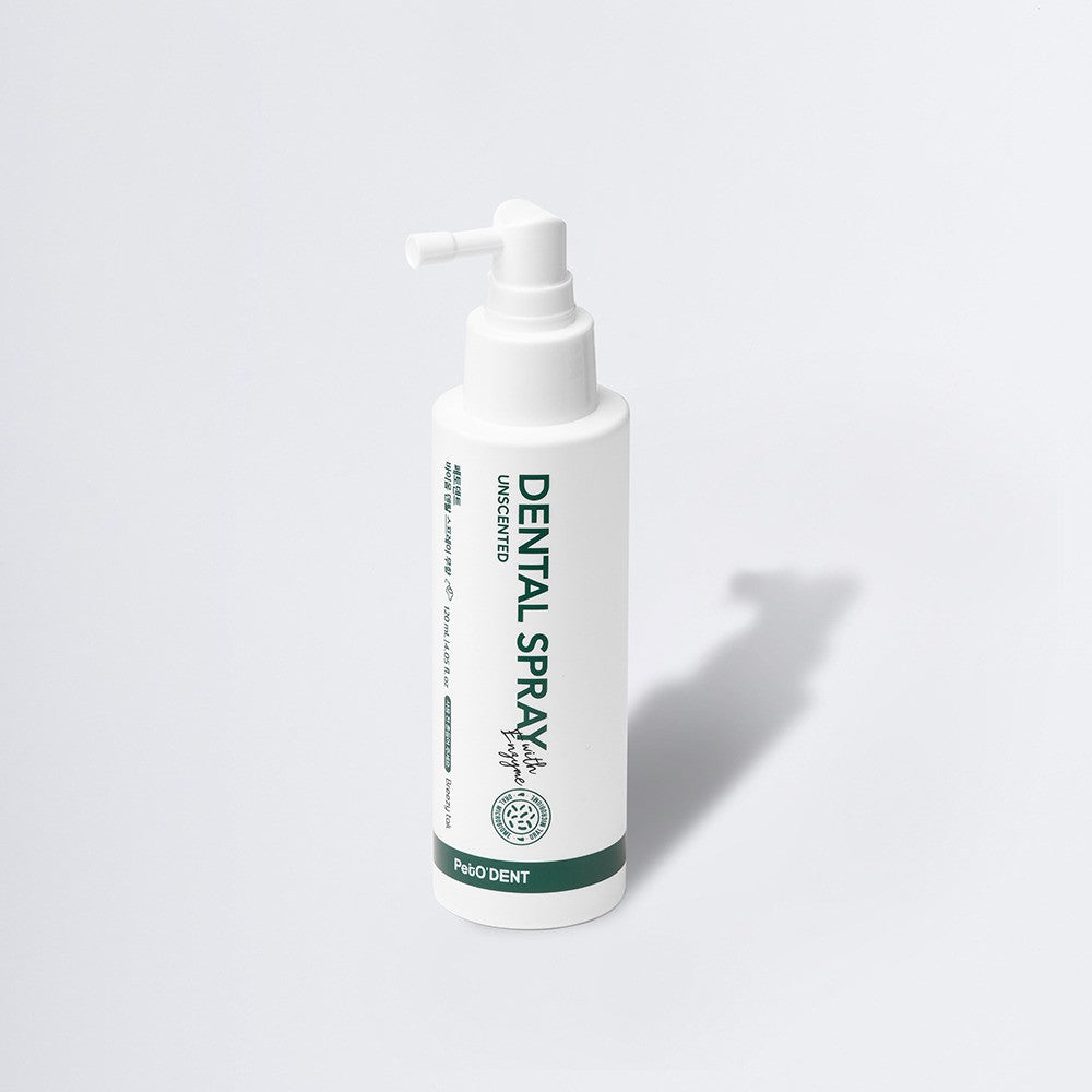 PetO'DENT Biome Dental Spray (Unscented) | Oral Care Spray for Dogs & Cats | With Probiotics & Enzymes | 120ml