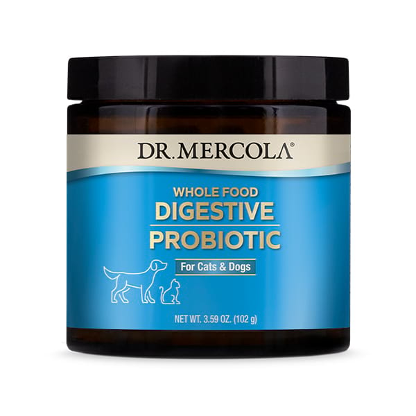 Dr. Mercola | Bark & Whiskers™ Probiotics + Enzymes, previously Whole Food Digestive Probiotic for Cats & Dogs (102g)