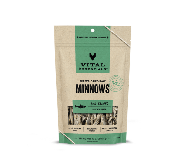 Vital Essentials® Freeze-Dried Minnows Dog Treats 1oz / 2.5oz