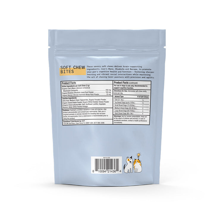 Bark & Whiskers® Brain Boost Bites (180g)