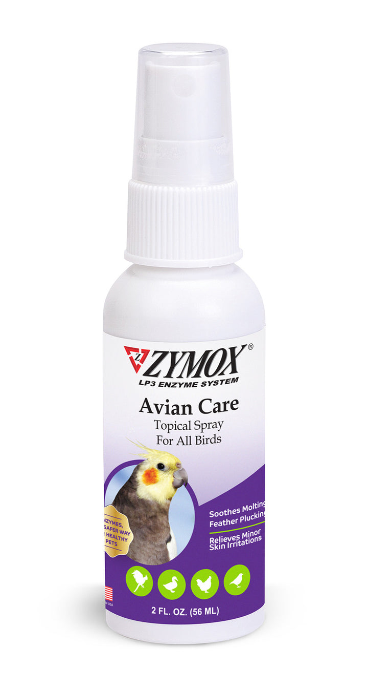 ZYMOX® Avian Care Topical Spray For All Birds (2 fl oz/59ml) -for treating abrasions, wounds, and other skin irritations