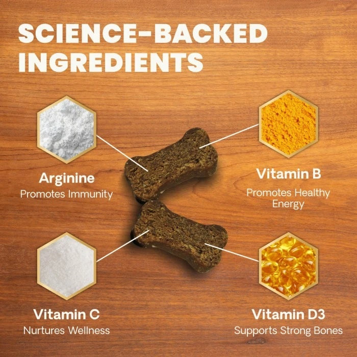 [NEW LOOK!] VetriScience Senior 27+ Active Health 60 chews ( previously known as Canine Plus™ Senior Multivitamin )