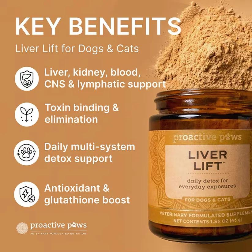 [ NEW! ] Proactive Paws Liver Lift (45g) by Dr Karen Becker
