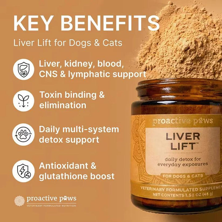 [ NEW! ] Proactive Paws Liver Lift (45g) by Dr Karen Becker